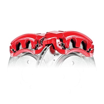 Power Stop Red Powdercoated Performance Rear Brake Calipers - S4814